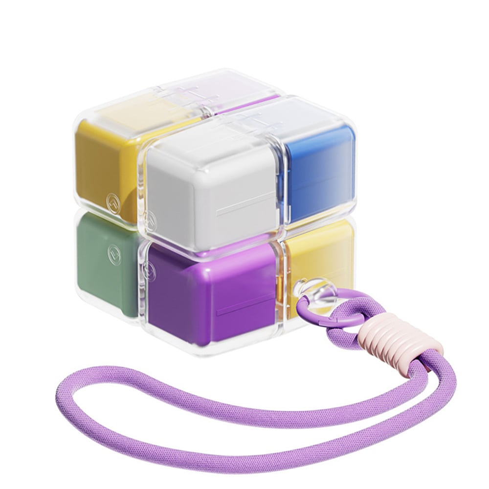 💊 Colorful Cube Pill Organizer