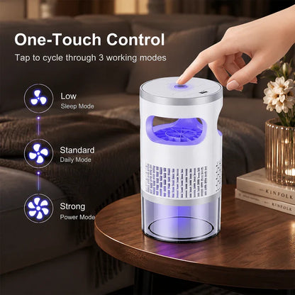Indoor Fruit Fly & Gnat Trap – Quiet Suction Bug Catcher