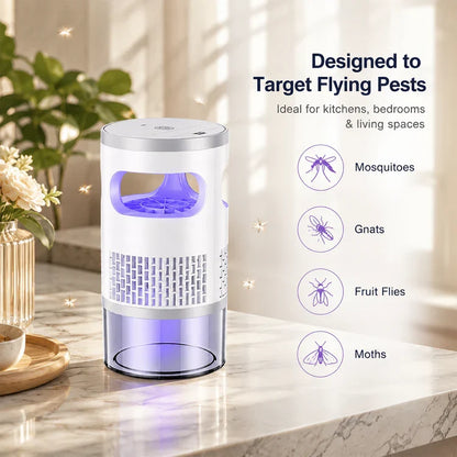 Indoor Fruit Fly & Gnat Trap – Quiet Suction Bug Catcher