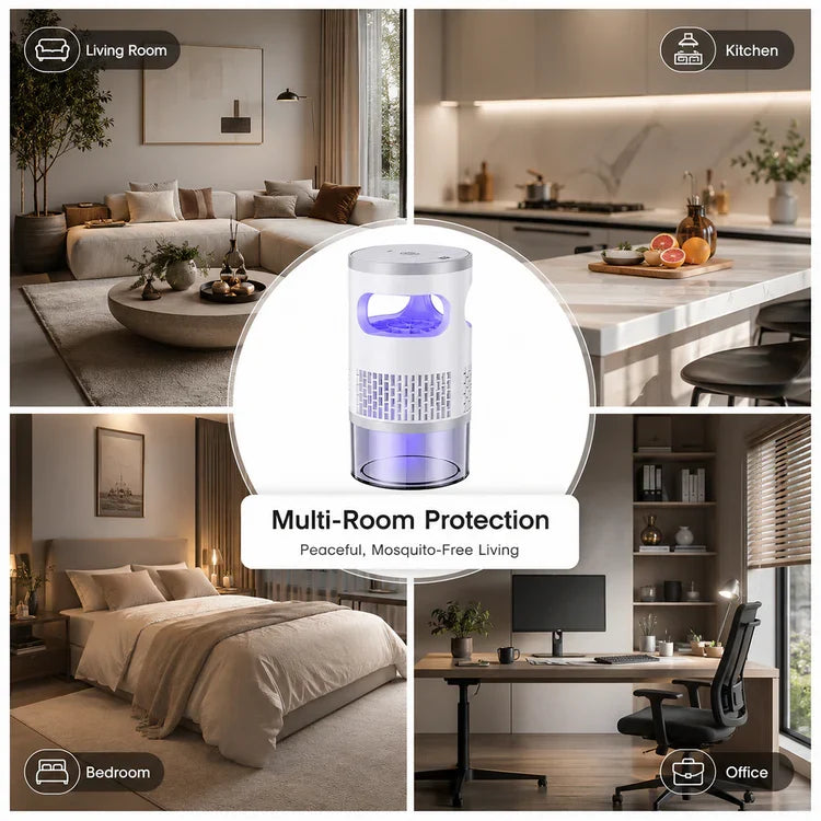 Indoor Fruit Fly & Gnat Trap – Quiet Suction Bug Catcher