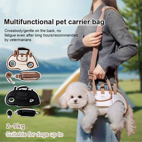 2-in-1 Pet Carrier Bag