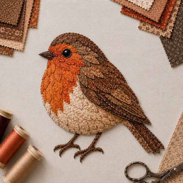 3D Patchwork Bird DIY Craft Kit – Create a Layered Fabric Bird Worth Displaying