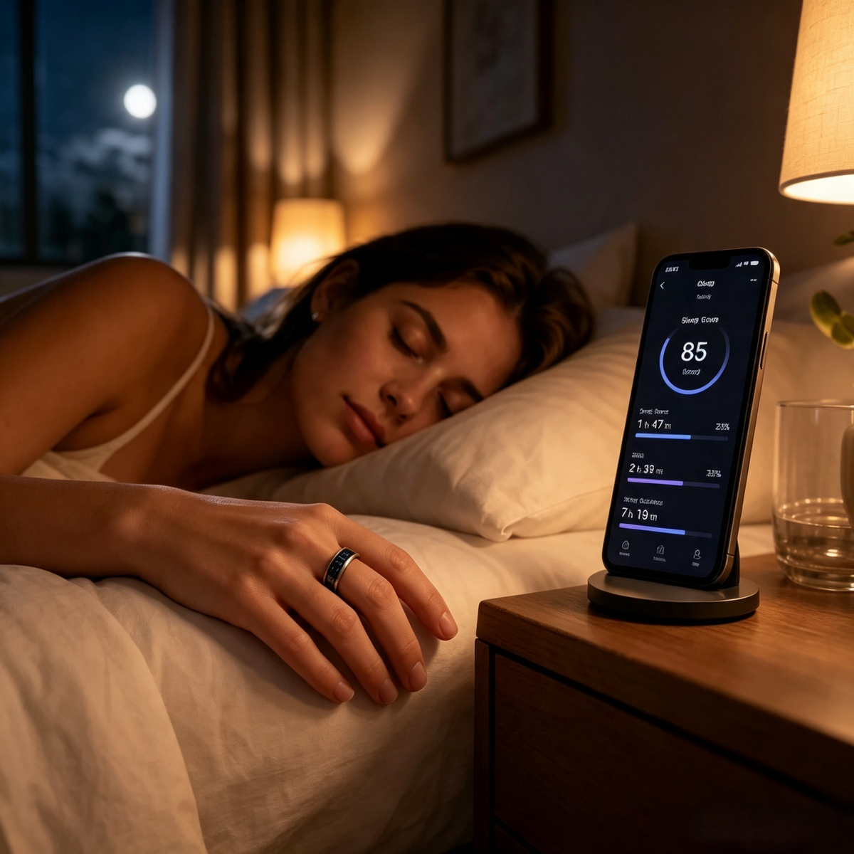 Smart Ring — Track Sleep, Heart Rate & Recovery 24/7. View Health Data Without Your Phone