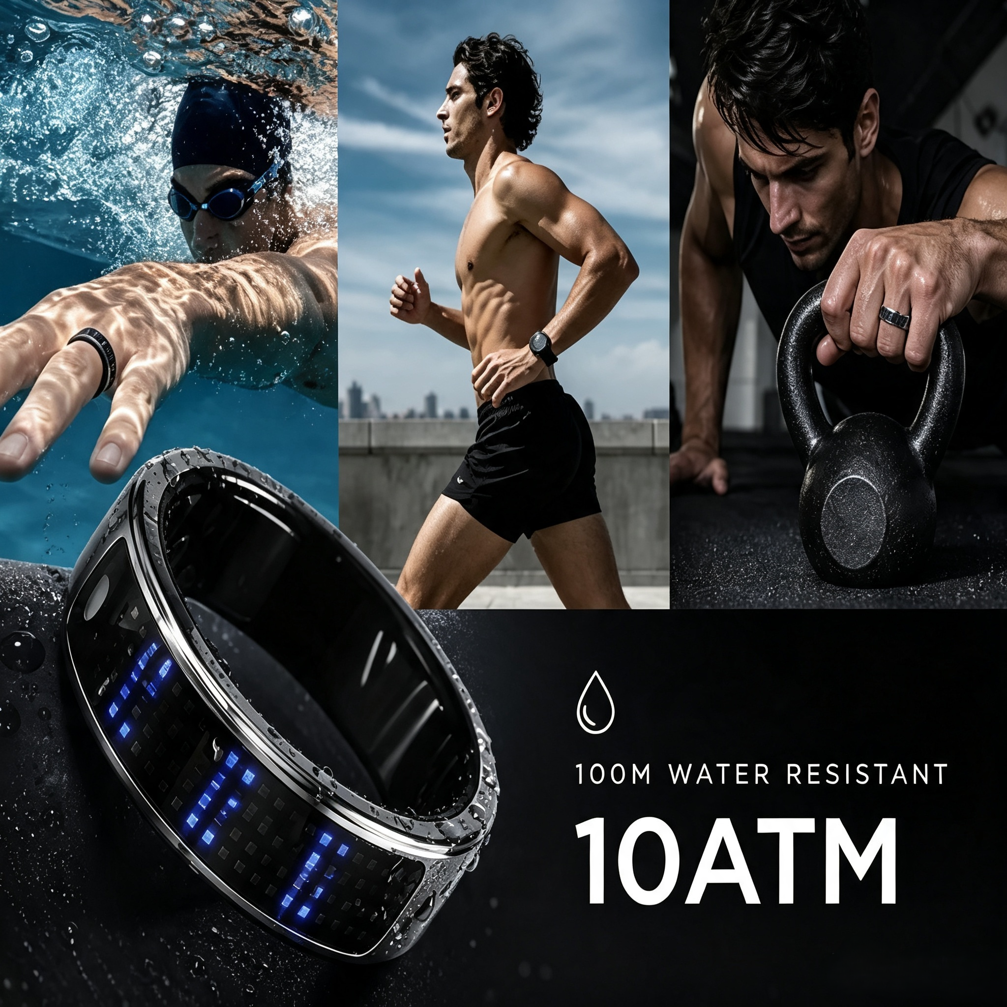 Smart Ring — Track Sleep, Heart Rate & Recovery 24/7. View Health Data Without Your Phone