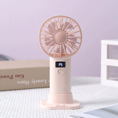 🌬️ Portable Desk Fan With Phone Stand
