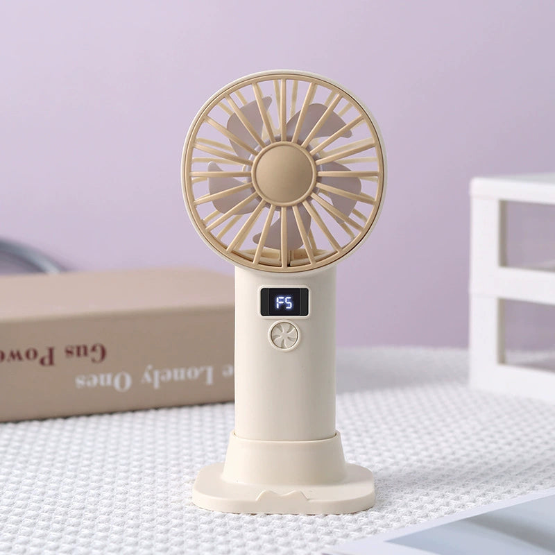 🌬️ Portable Desk Fan With Phone Stand