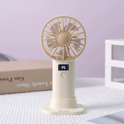 🌬️ Portable Desk Fan With Phone Stand