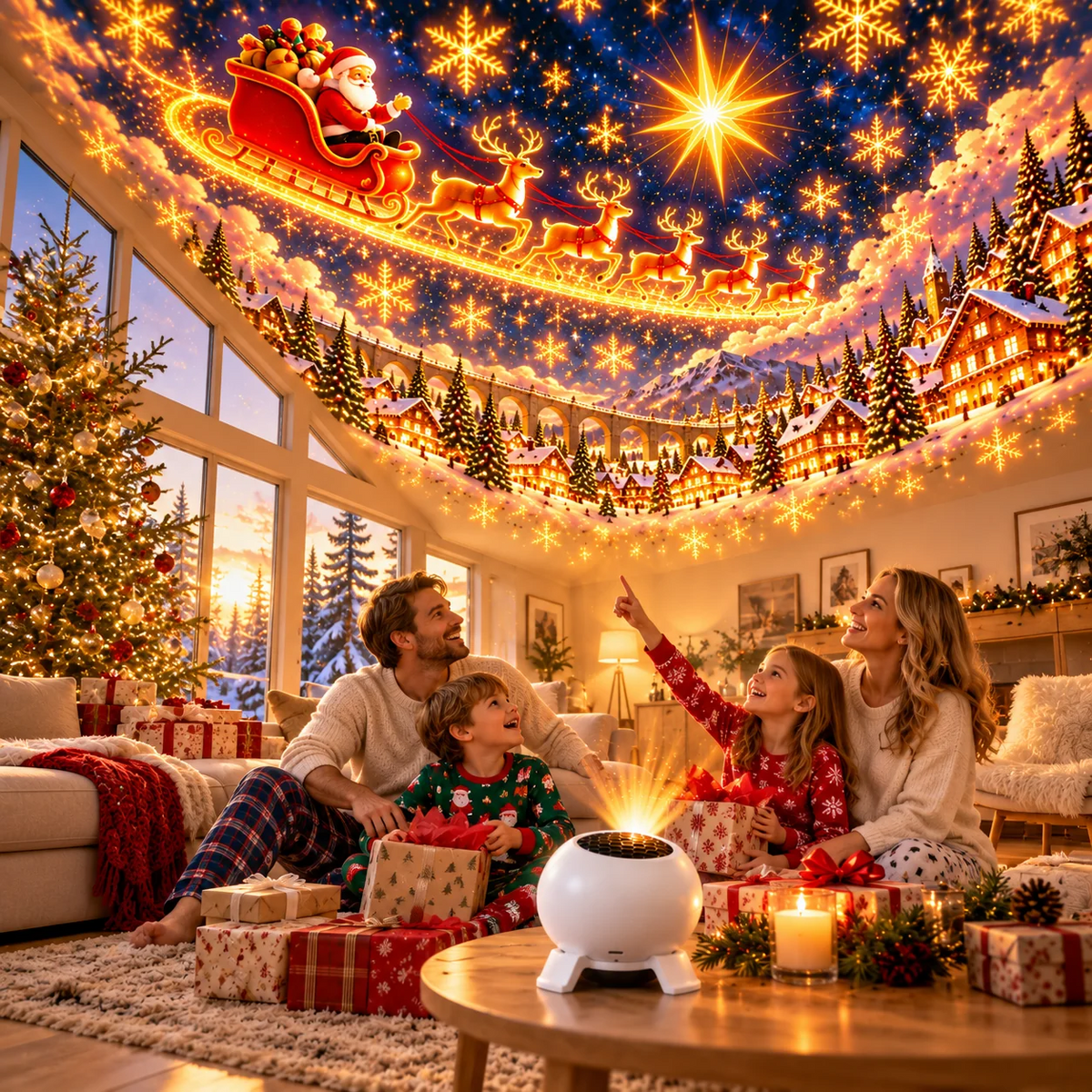 Magical Christmas Projector Light – Turn Your Room Into a Winter Wonderland