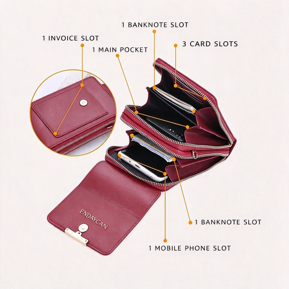 Touchscreen Sensitive Phone Bag with Multiple Colors, Use Phone Without Taking It Out 💼