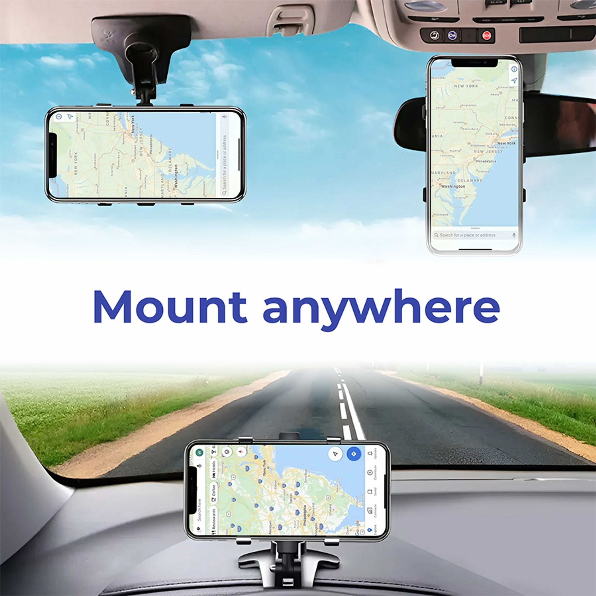 Universal 360° Dashboard Phone Holder
